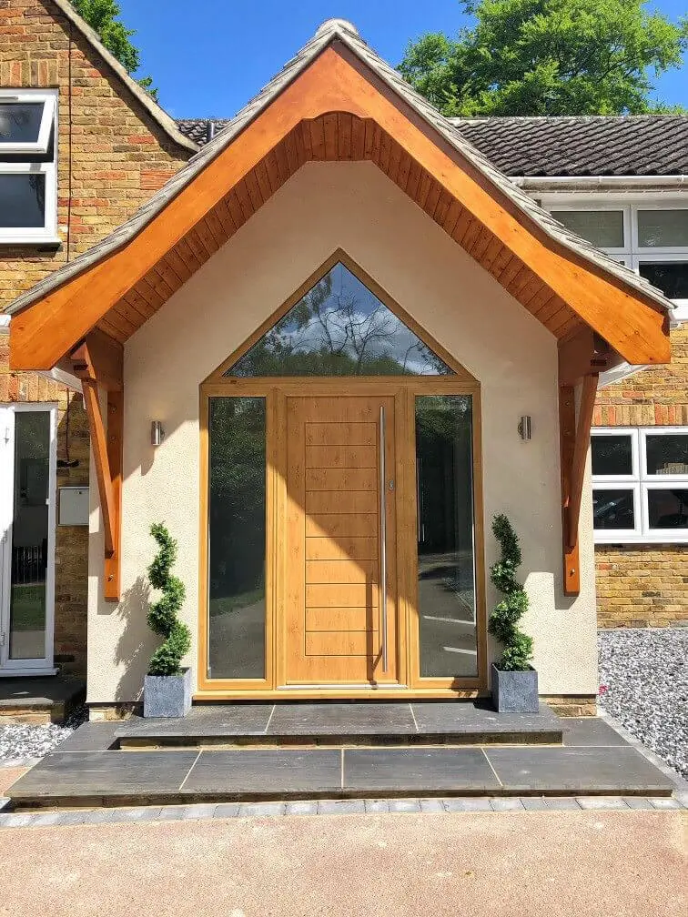 Natural Wood Porch